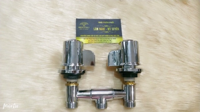 Bộ van vòi nóng lạnh thay bồn nhựa gội đầu, đơn giản dễ tháo lắp salon tóc nam nữ   chuyên dụng cho salon .