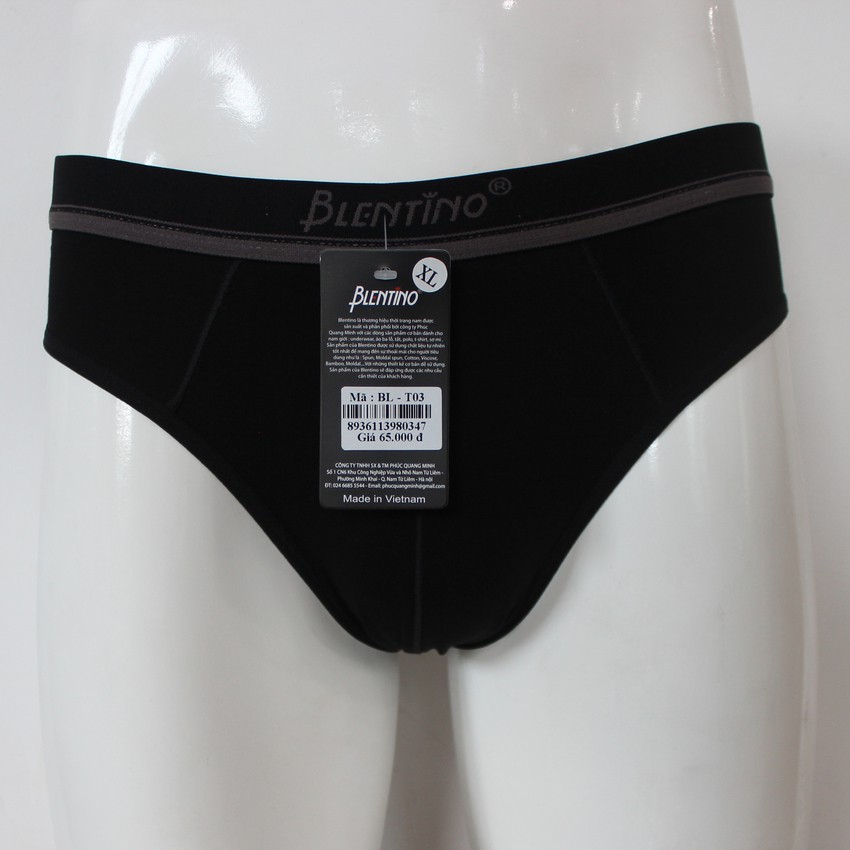 [Mã LTBAUAB22 giảm 7% đơn 99K] Quần Lót Nam Tam Giác Thông Hơi Blentino T03 Free Size 50k-80kg