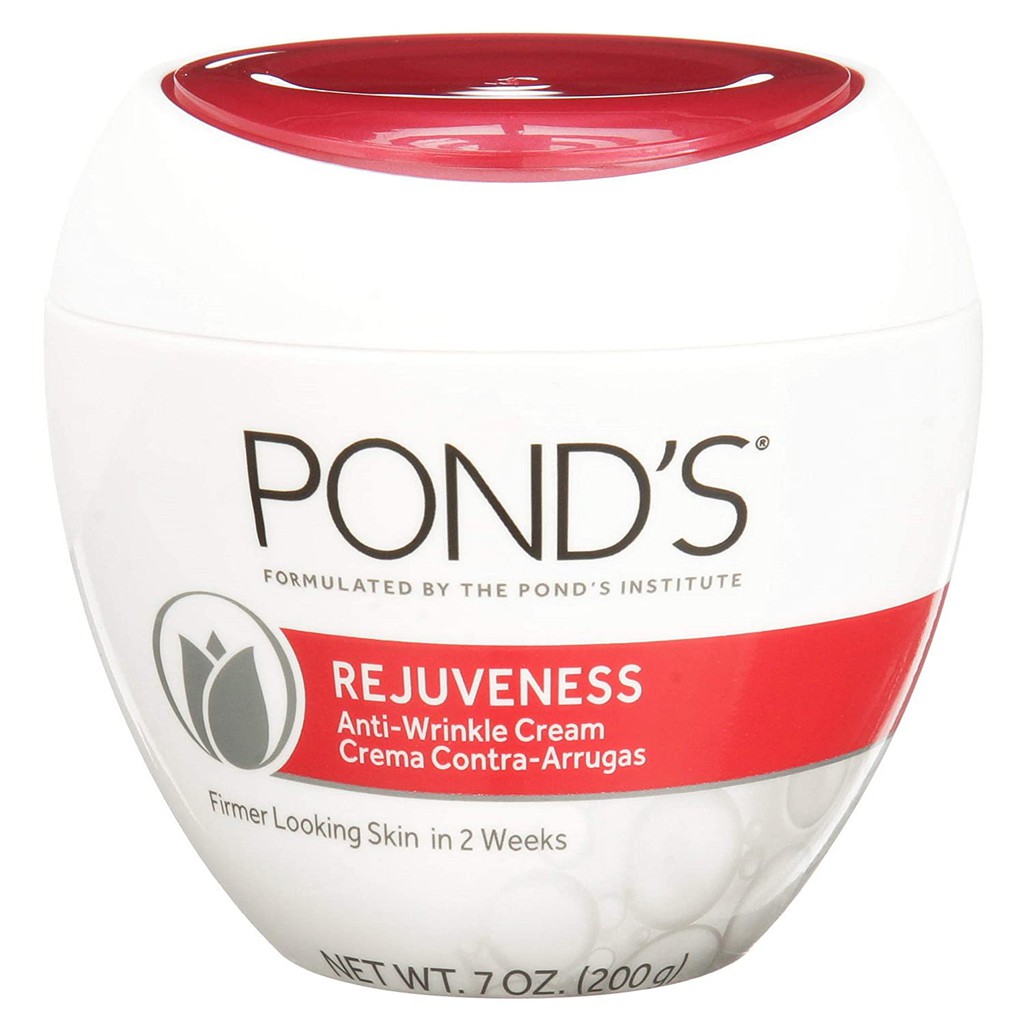 Kem mặt làm giảm vết nhăn Pond's Rejuveness Anti-Wrinkle Cream With Alpha Hydroxy Acid and Collagen 200g (Mỹ)