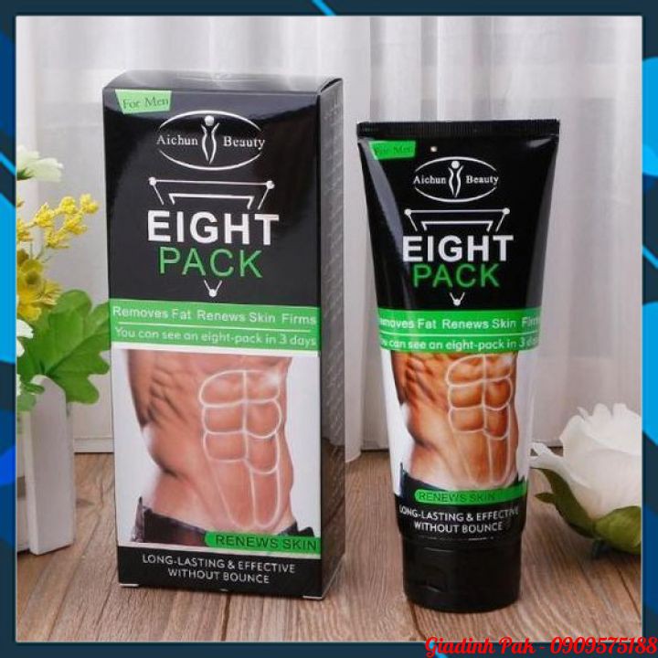 [Chính Hãng] Kem Eight Pack Massage Tăng Cường Cơ Bụng Cho Nam Aichun Beauty 80gr