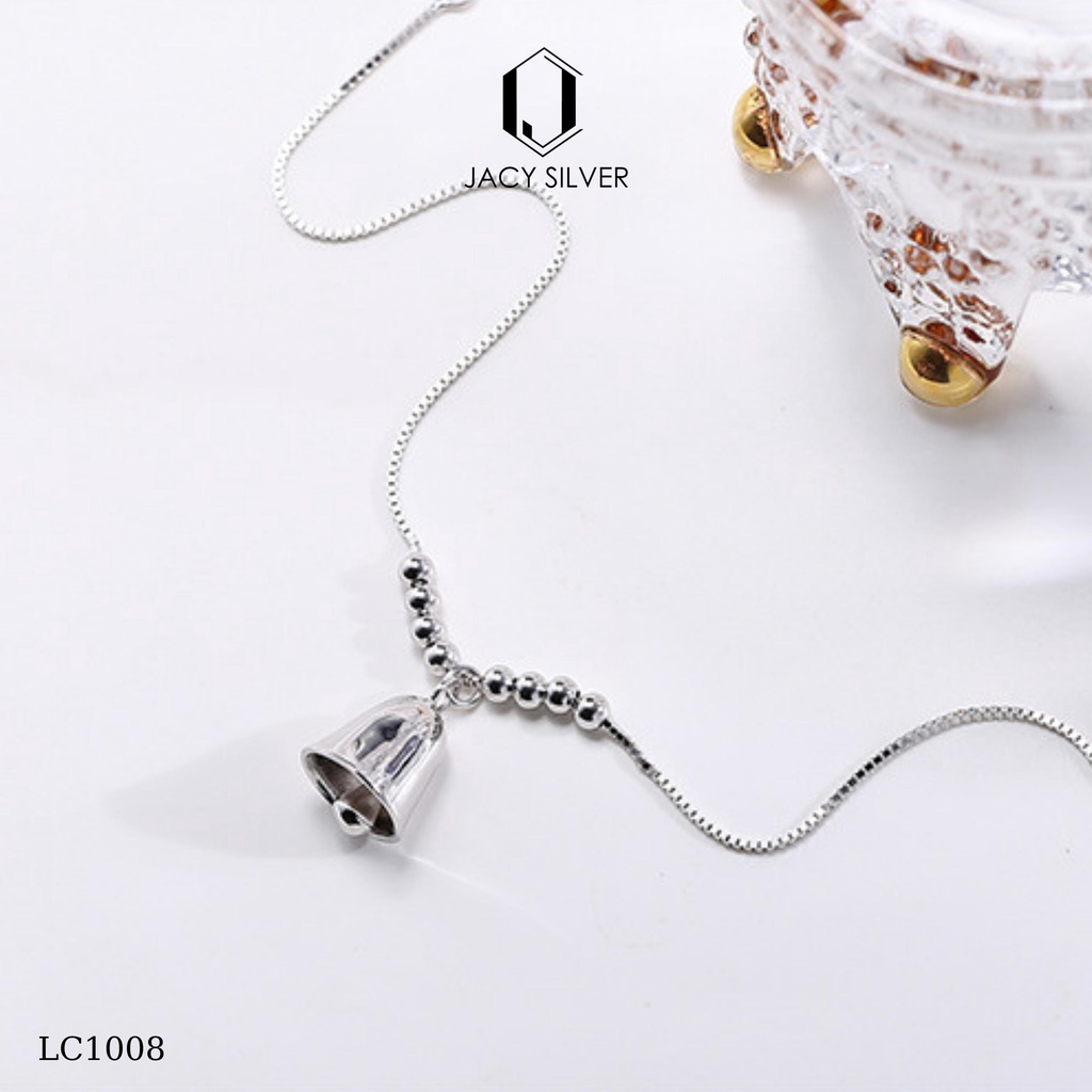 Lắc Chân Bạc 925 Quả Chuông Bell Ankalet, Vòng Chân Bạc Ý Cho Nữ Jacy Silver LC1008