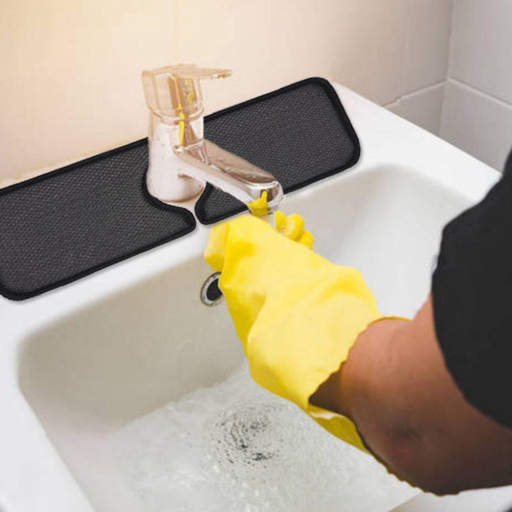 Thảm Chùi Chân Bằng Sợi Micro Thấm Hút Nước Chống Văng Cho Nhà Bếp / Phòng Tắm