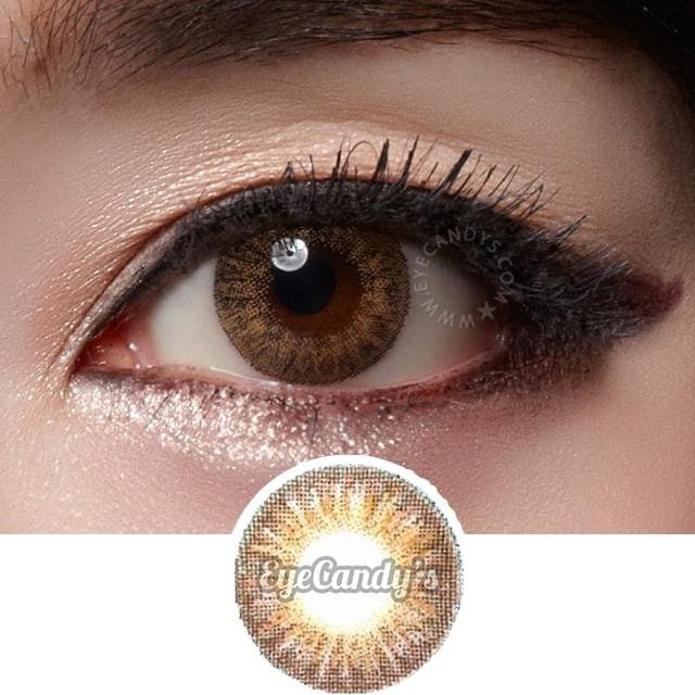 lens mắt brown ( màu nâu )