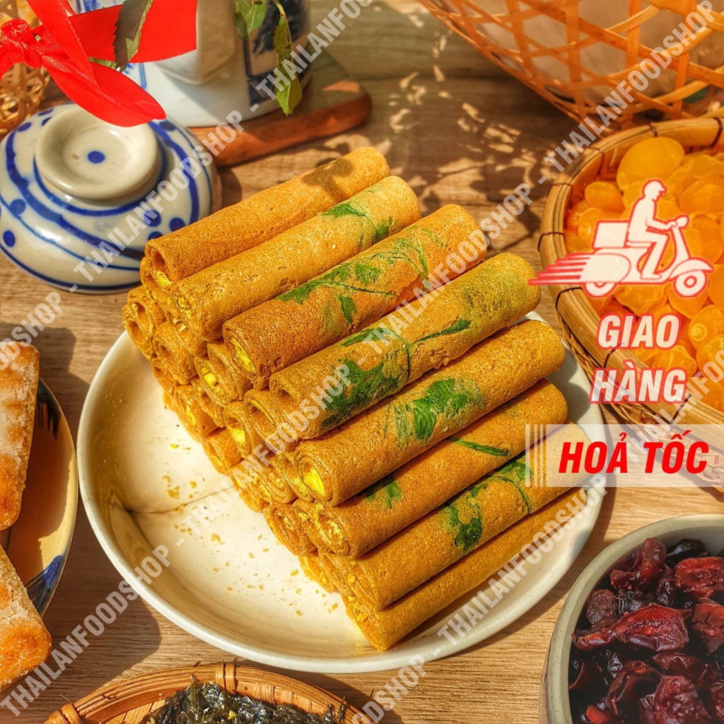 Bánh Ống Ngò Sầu Riêng Lon 400Gram