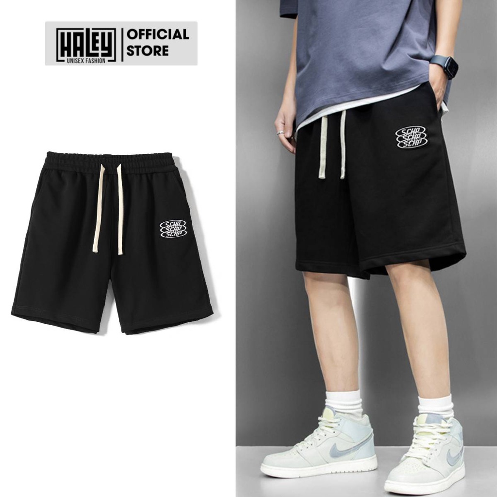 Quần Short Đùi Thể Thao Nam Nữ HALEY Chất Da Cá QD18 Unisex Thoáng Mát Ulzzang Năng Động