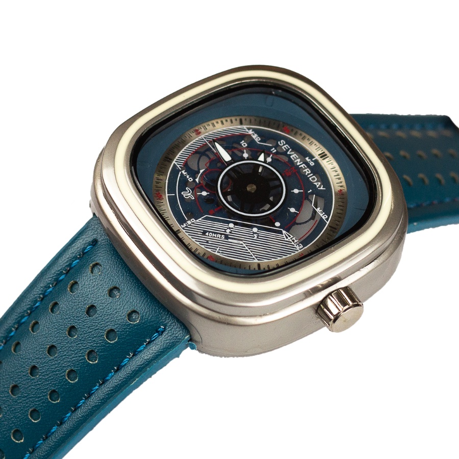 Đồng hồ cơ Sevenfriday Tubor màu Xanh phiên bản mới thời trang dành cho Nam