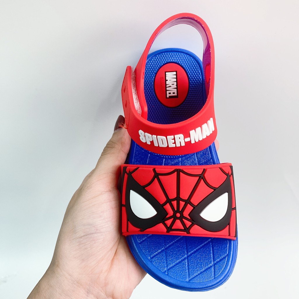 Dép Sandal Người Nhện Cho Bé Trai Đế Mềm Chống Trượt Minchu Kids SD06