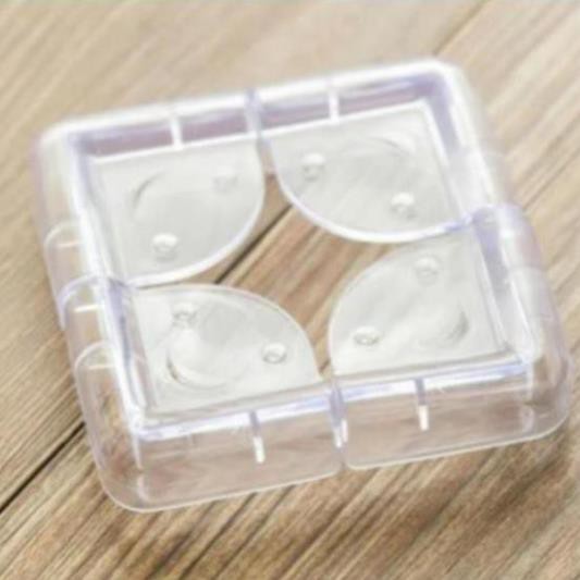 Set 4 bịt góc bàn Silicone loại vuông