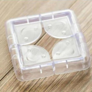 Set 4 bịt góc bàn Silicone loại vuông