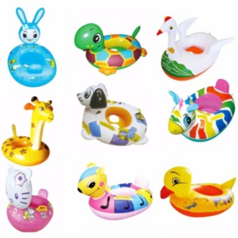 PHAO BƠI XỎ CHÂN HỌA TIẾT HOẠT HÌNH CHO BÉ YÊU