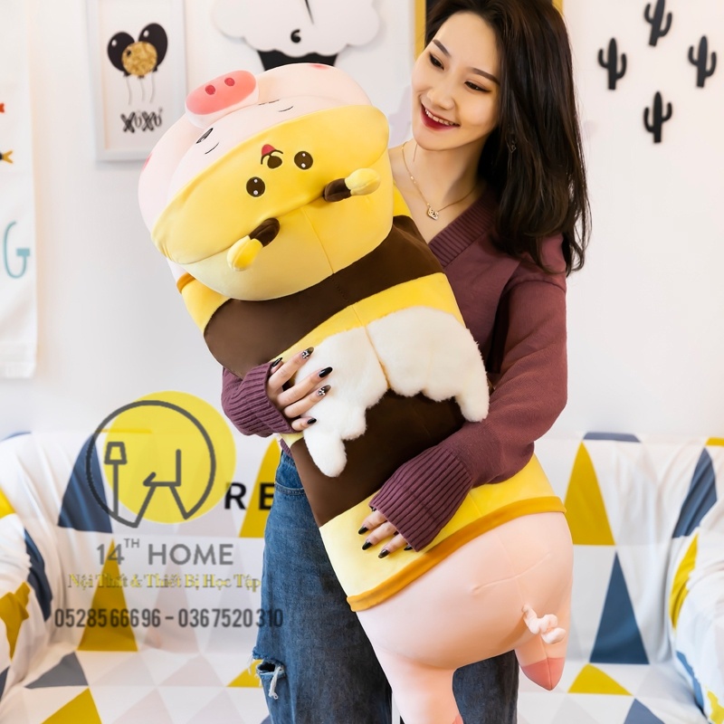 GẤU BÔNG ONG HEO Vàng dễ thương nhồi bông - Hàng nhập khẩu cao cấp