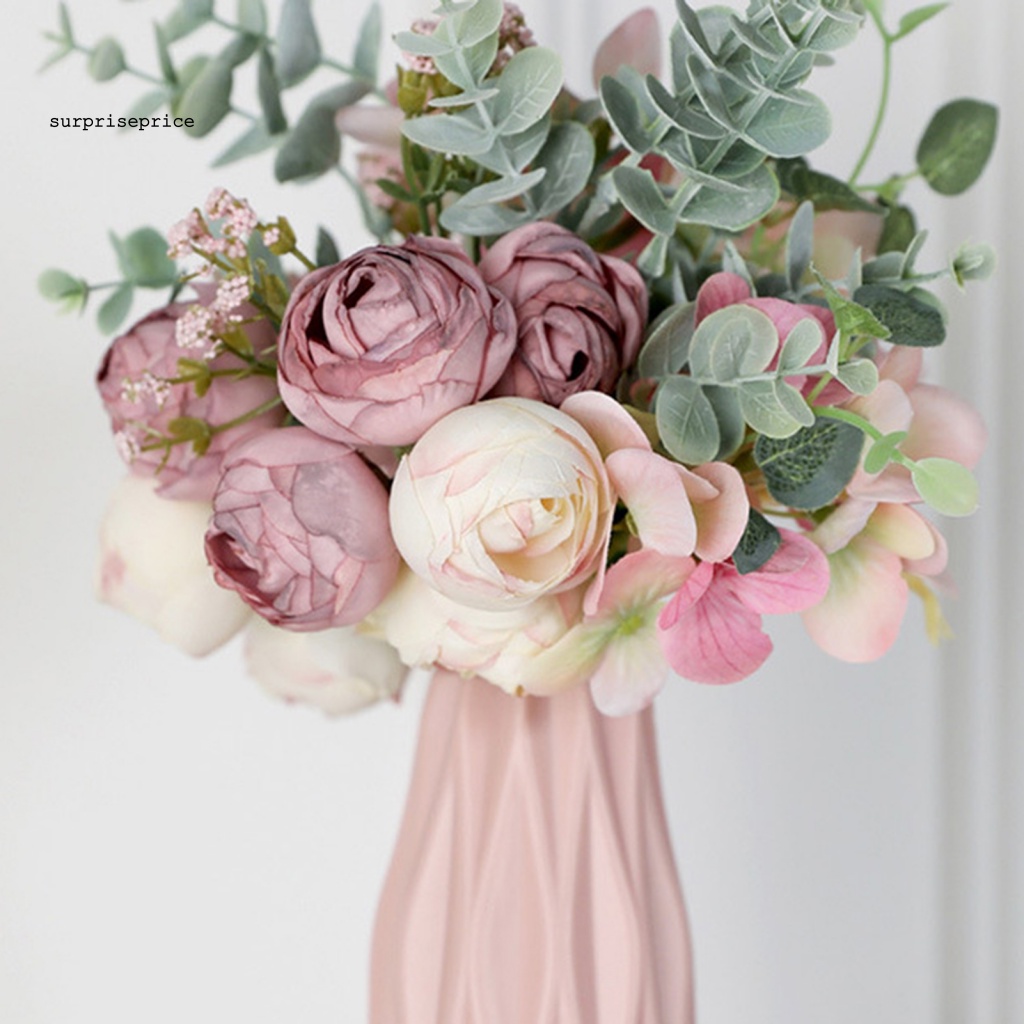 Hoa Hồng Nhân Tạo Thân Dài Dùng Trang Trí Nhà Cửa