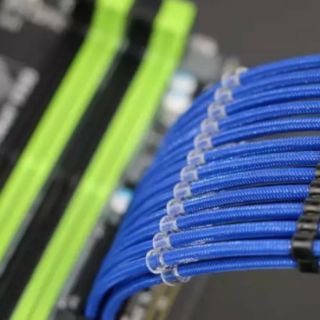 Nẹp dây nguồn bọc lưới