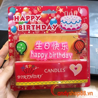 [HCM] Đèn cầy sinh nhật HAPPY BIRTHDAY