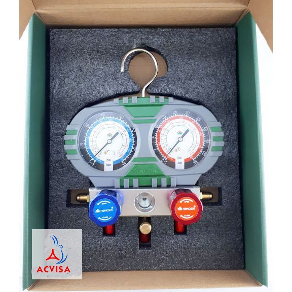 Đồng Hồ Gas Đôi Hongsen Model: HS-S60-102 (Hộp Giấy)