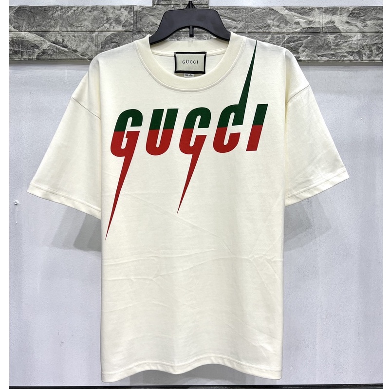 Áo Phông Gucci Tia Sét vải cotton thoáng mát co dãn 4 chiều - Thời Trang, Phong Cách