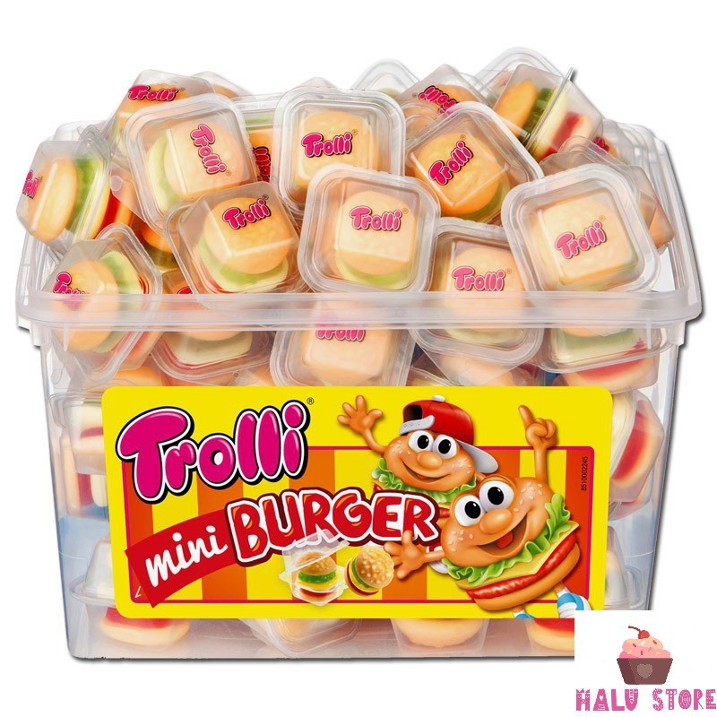 Kẹo dẻo hamburger Trolli mini burger - Mỹ 🇺🇸.