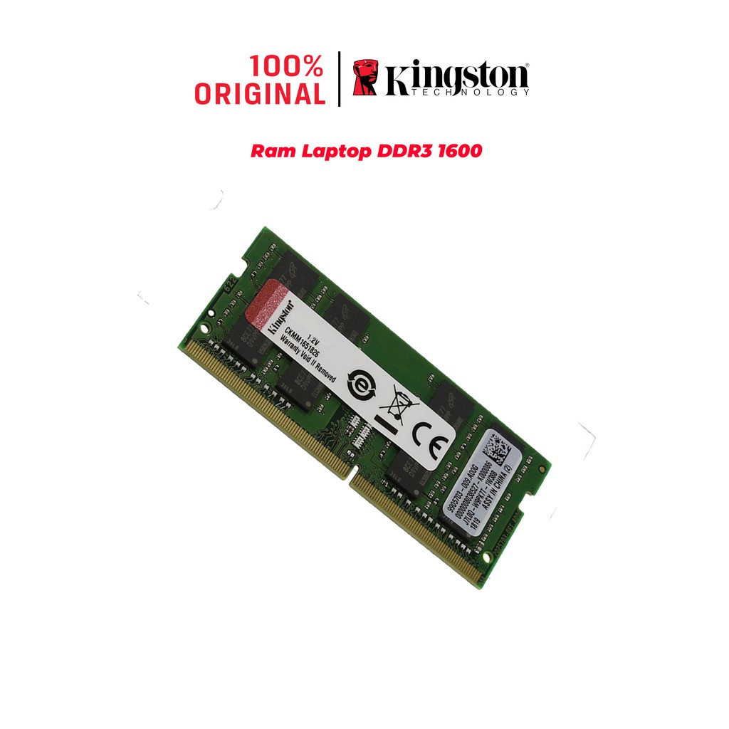 Ram Laptop Kingston DDR3 Bus 1600 cho Laptop Sony KCP316SS8/4 KCP316SD8/8