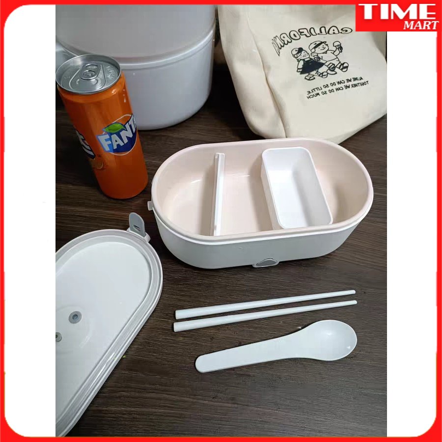 Hộp cơm điện Xiaomi cao cấp, Hộp cơm điện có sạc phù hợp với nhân viên văn phòng. Làm nóng nhanh sang trọng và tiện lợi