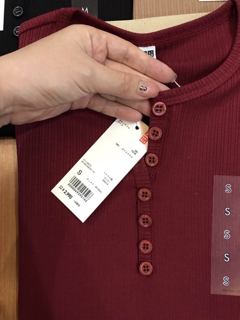 [FREE SHIP - ẢNH THẬT] Áo len tăm tay lỡ cổ tròn cúc | BigBuy360 - bigbuy360.vn