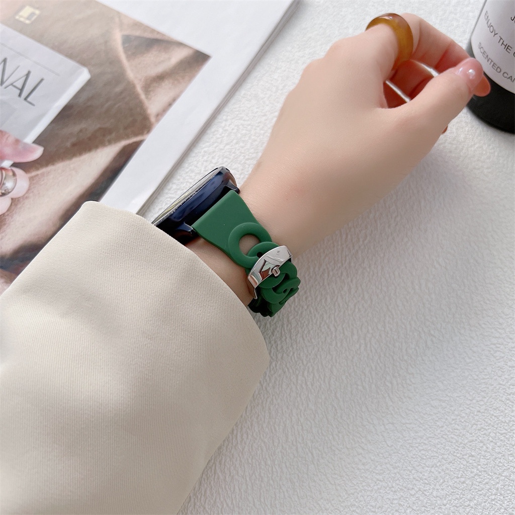 Dây Đeo Silicon 20mm 22mm Cho Đồng Hồ Thông Minh Samsung Galaxy Watch 4 40/44mm Classic 46/42mm active 2 Huawei GT/2/GT2/3 Pro