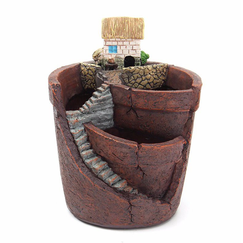 * NEW * Creative Plants Pot City Of Sky Succulent Plant Pot Flower Basket Planter Pot