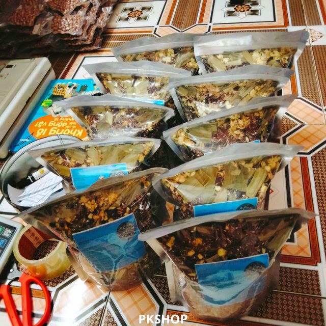 Trà Gạo Lứt Đậu Đen Rang Tay Sẵn DETOX Giảm Cân - Mix Đậu Đỏ Hoa Nhài Lá Dứa Thanh Nhiệt Lợi Sữa - Gói 1KG