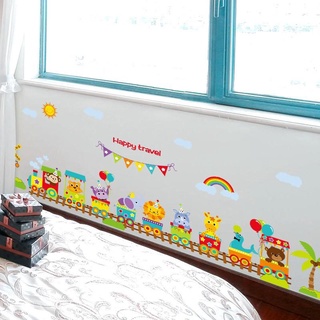Decal dán tường Happy Travel
