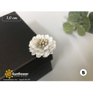 Hoa ren cứng có nhụy 3cm
