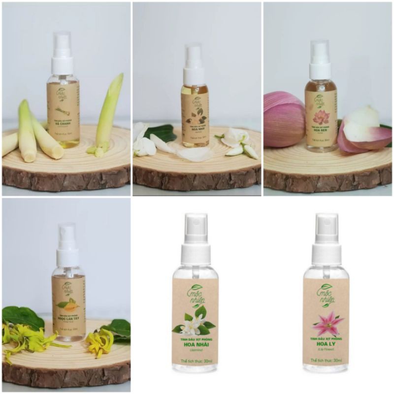 Tinh dầu xịt phòng Mộc Nhiên 50ml. Xịt khử mùi phòng, tủ quần áo, xe ô tô, nhà vệ sinh....Hàng chính hãng, đã kiểm định