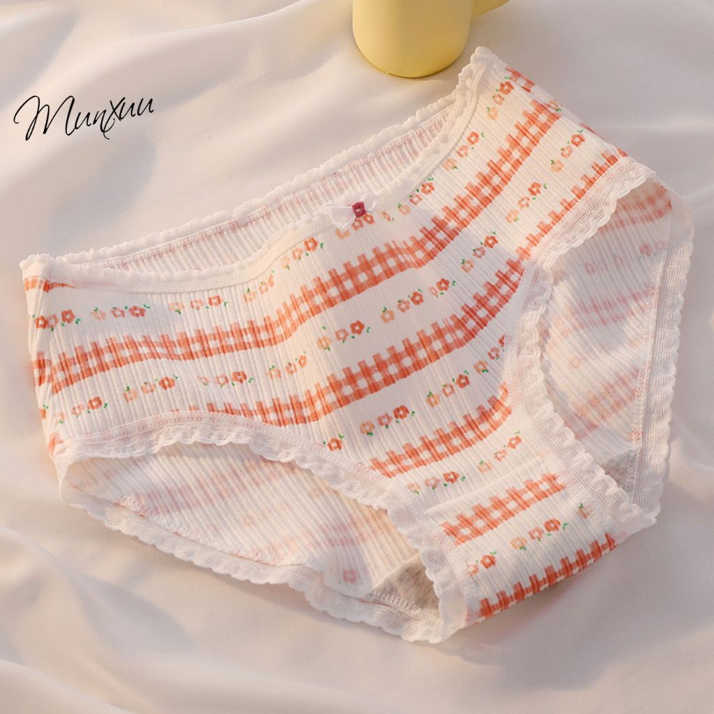 Quần lót nữ Cotton co dãn họa tiết thỏ dễ thương MUNXUU, vải mềm mát co dãn kháng khuẩn - QC116