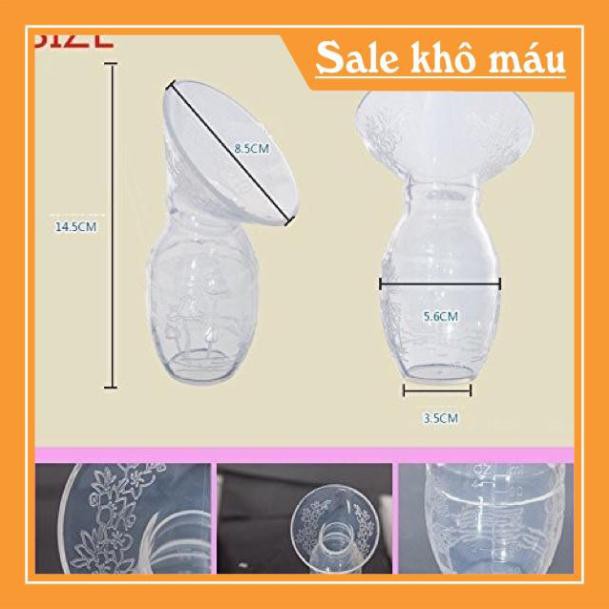 PHỄU / CỐC HỨNG SỮA - HÚT SỮA RẢNH TAY ( Kèm nắp và chân đứng ) -HCM