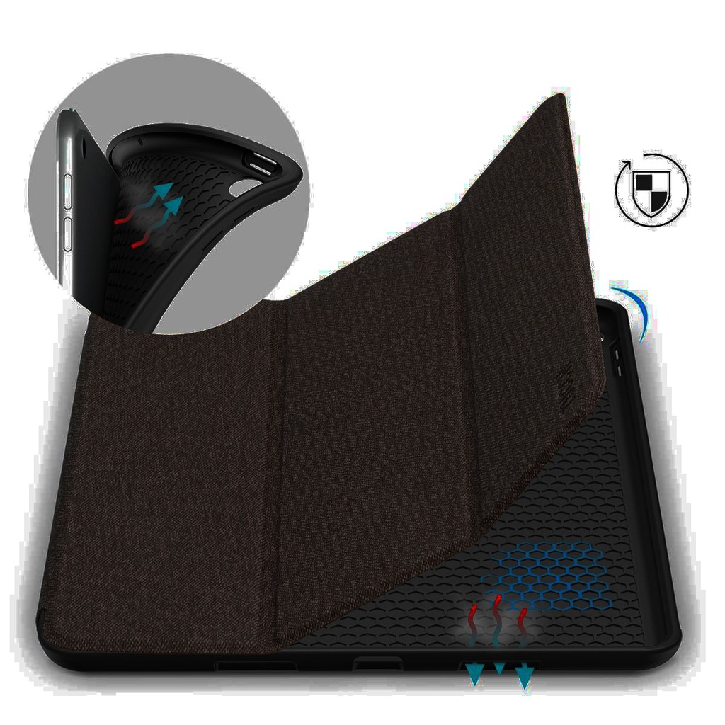 Bao da cho iPad gen 7 gen 8 10.2 inch / iPad Pro 10.5/ Air3 10.5 có khay đựng bút | BigBuy360 - bigbuy360.vn