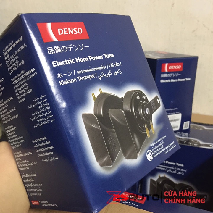 Còi ô tô Denso chính hãng 12V 2 jack dùng cho nhiều dòng xe ô tô Toyota Lexus Honda Mazda Huyndai cho đến Ford Mits