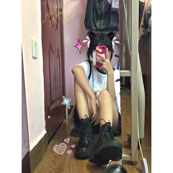 Boots cổ cao da PU cá tính dành cho các nàng (ảnh thật) | BigBuy360 - bigbuy360.vn