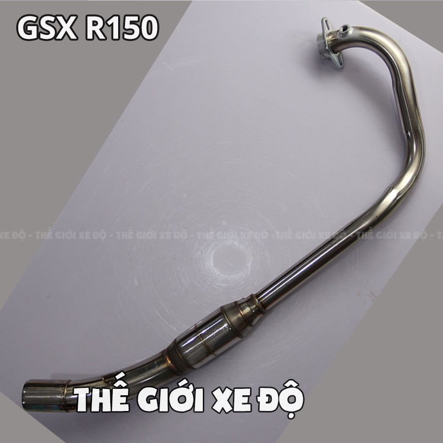 Cổ pô GSX R150 bầu hơi - cổ pô bầu hơi Suzuki GSX R 150 gắn bô độ