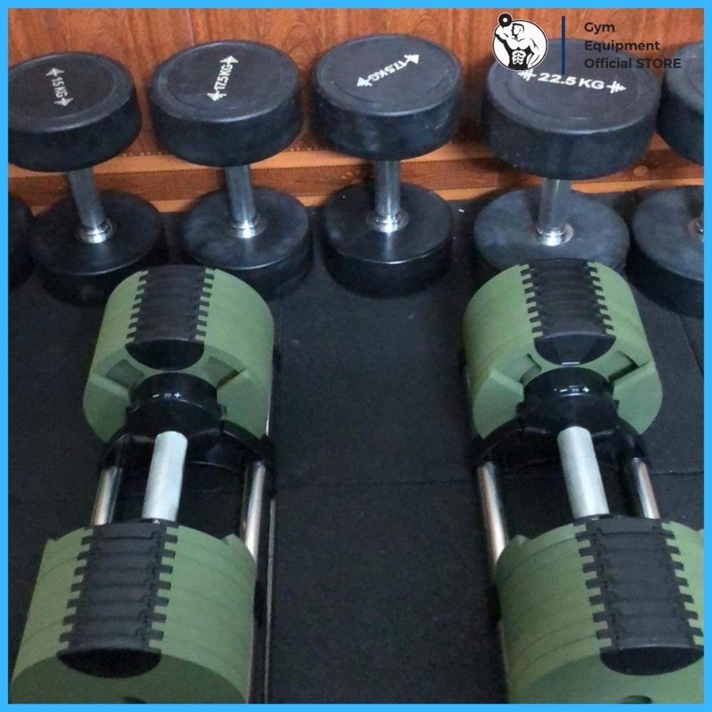 Tạ tay điều chỉnh khối lượng thông minh nuobell từ 5lb đến 50lb/quả G.E.O