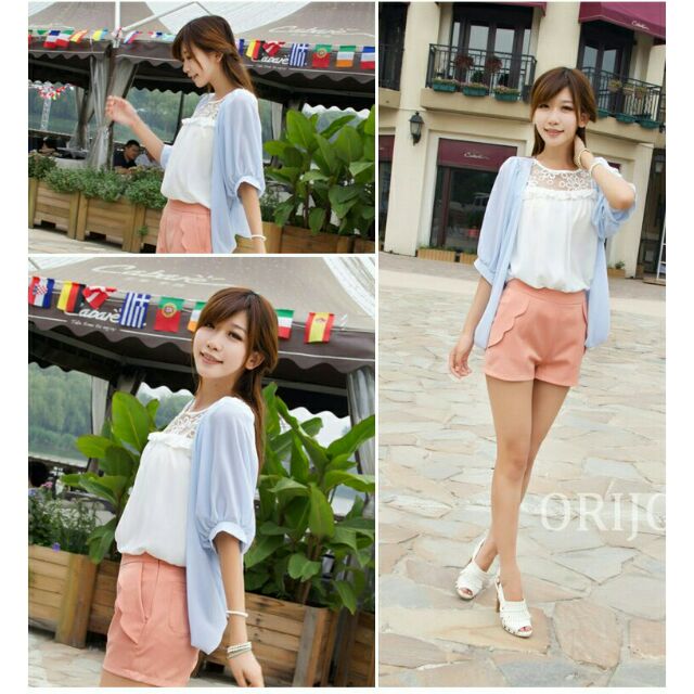 Áo khoác voan tay lửng | BigBuy360 - bigbuy360.vn