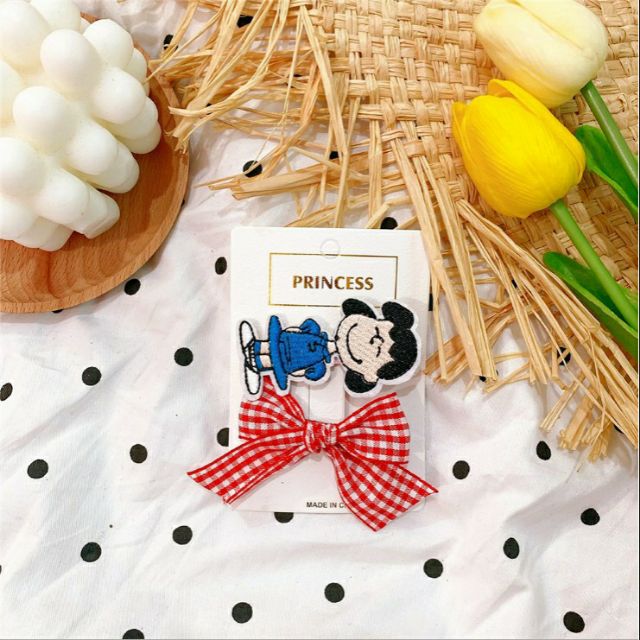 Set kẹp caro vải siêu hottrend