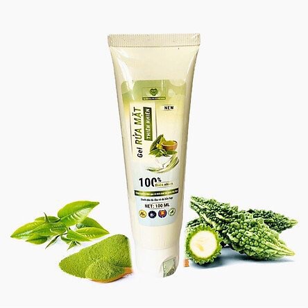 GEL RỬA MẶT THIÊN NHIÊN CHIẾT XUẤT TỪ KHỔ QUA VÀ TRÀ XANH MẸ KEN (100ml)