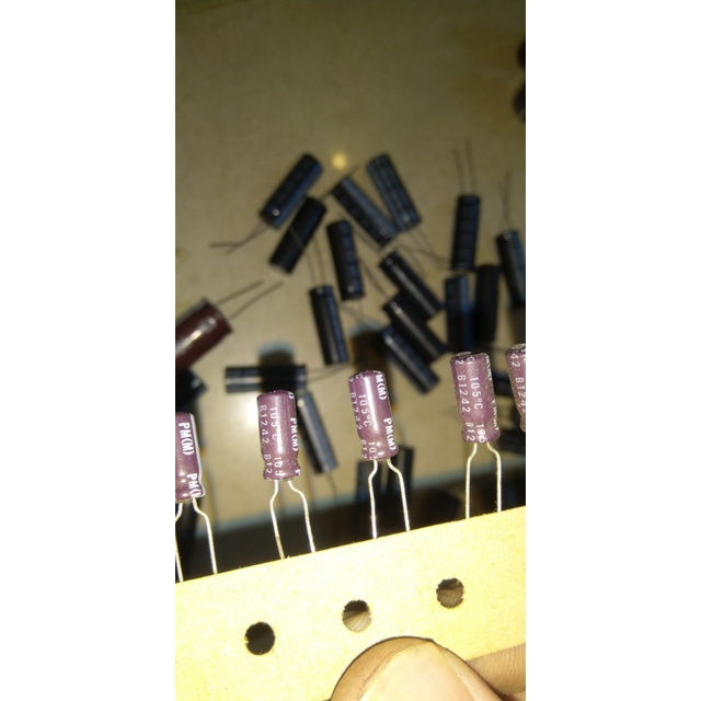 Combo 10 tụ Nichicon PM Series 10UF 63V 105C Size 4*5
