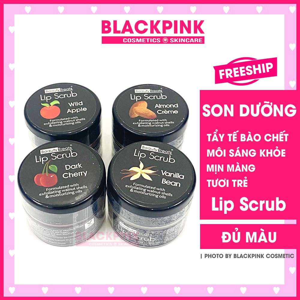 Tẩy tế bào chết môi Beauty Treats Lip Scrub - Bí quyết tạo nên bờ môi quyến rũ