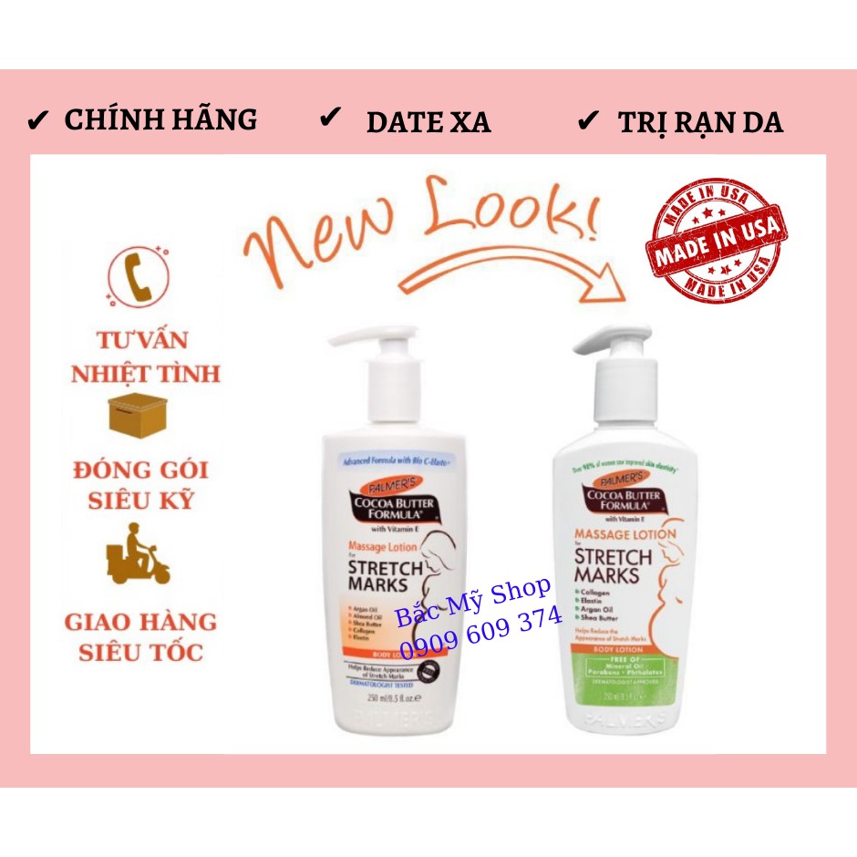 Kem chống rạn da Palmer's Cocoa Butter Formula 250ml