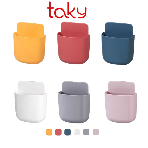 Kệ Nhựa - Taky, Dán Tường Để Đồ Đa Năng, Để Điện Thoại, Điều Khiển, Tiện Dụng, Gọn Gàng, Tiện Dụng Trong Gia Đình. 4004