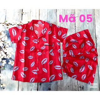 Bộ Ngủ Pijama Ngắn Chất Phi Lụa Loại 1 Siêu Mát