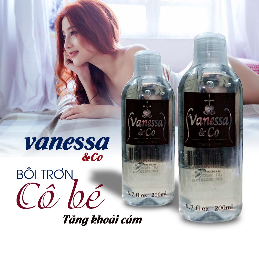 Gel bôi trơn Vanessa &amp; Co 200ml Nhật Bản, gel bôi trơn hậu môn tăng khoái cảm khi quan hệ