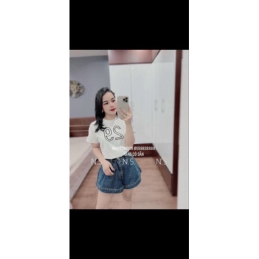 Quần sooc jean kèm đai hàng QCL1