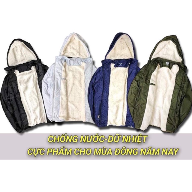 Áo Khoác Nam Lông Cừu Hàng Xuất Dư Full Tem Tag