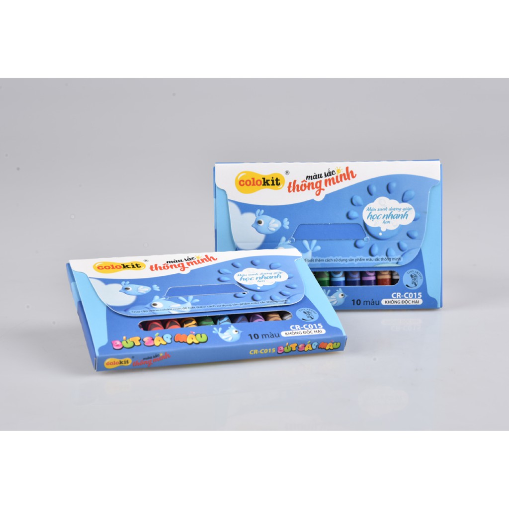 Bút sáp 10 màu không độc hại TL