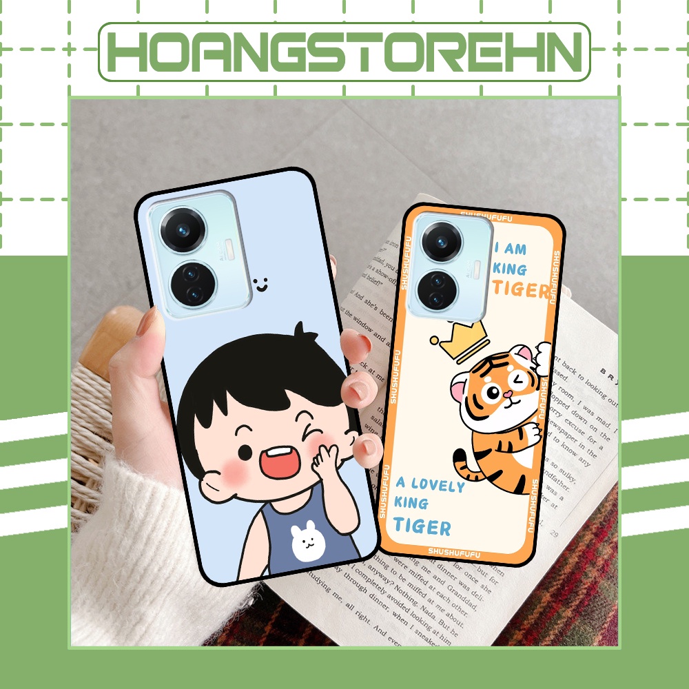 Ốp Vivo Y55 2022 in hình mickey, hổ, kingtiger siêu rẻ T19 - T24